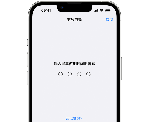 南川iPhone屏幕维修分享iPhone屏幕使用时间密码忘记了怎么办 