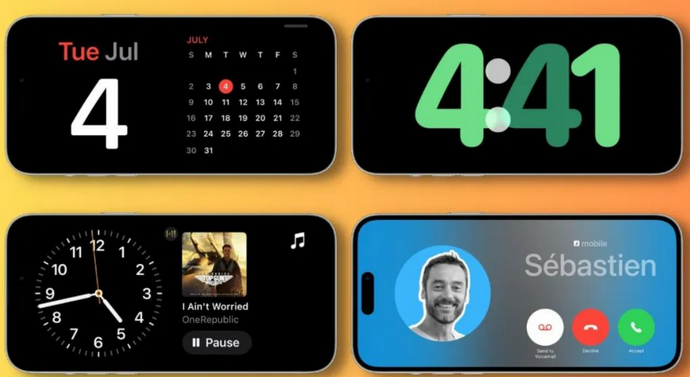 南川苹果手机维修分享iOS17横屏充电待机显示有什么好处 